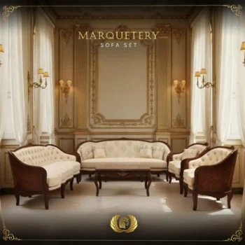MARQUETERY SOFA SET (4)