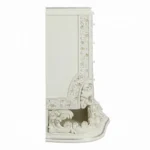 Adara White 4-Drawer Chest in Victorian Style by ACME - Image 3