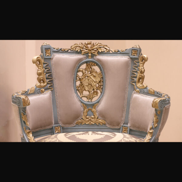 Handmade Antique Gold Chair 10