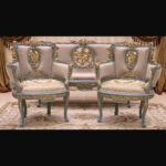 Handmade Antique Gold Sofa 15