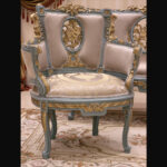 Handmade Antique Gold Chair 15