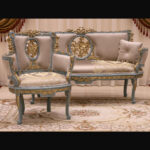 Handmade Antique Gold Sofa 17