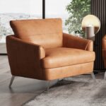 Cappuccino Leather Safi Chair LV00218 by ACME Living Chairs Mobilia Cleopatra 11 Cappuccino Leather Safi Chair LV00218 by ACME 11