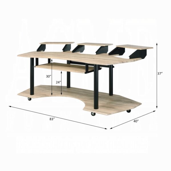 Acme Furniture Eleazar 83″ Music Studio Desk 16
