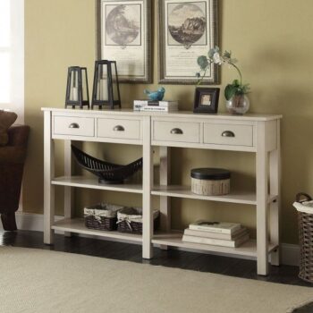 Cream Galileo Accent Table 97250 by ACME