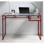 Yasin Writing Desk by ACME Home Office Desks Mobilia Cleopatra 7 Yasin Writing Desk by ACME 7