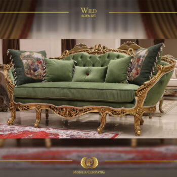 Handmade Wild Green Loveseat