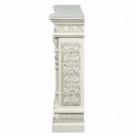 Vanaheim Fireplace in Antique White Finish by ACME - Image 3