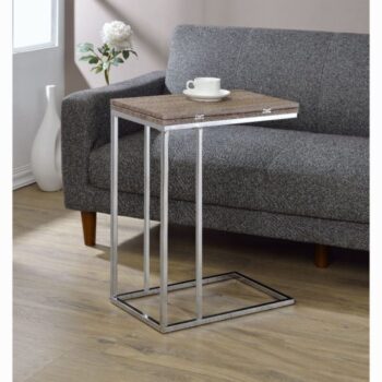Weathered Oak Danson Accent Table 81849 by ACME