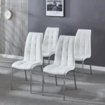 216 Two Stainless Steel Dining Room Chairs by Artisan Furniture - Image 5