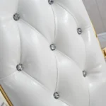 DC87 Leather and Stainless Steel Dining Chairs by Artisan Furniture