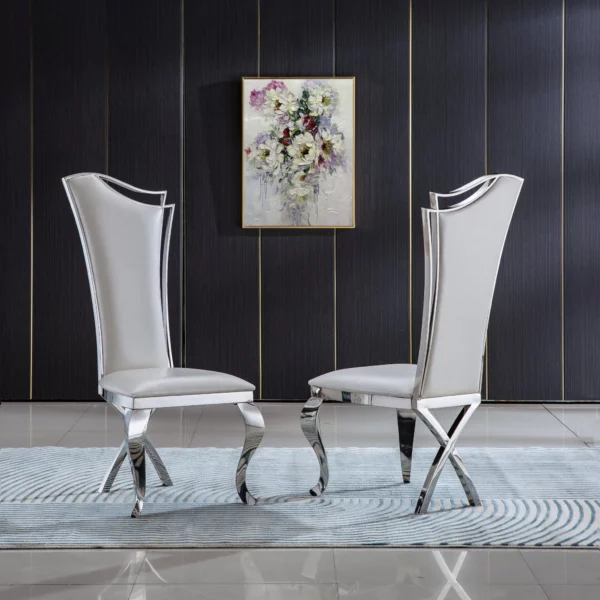 DCK99 Leather Chair Dining Set of 2 by Artisan Furniture 18
