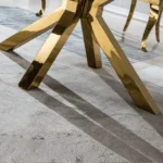 DT201GMB Marble Dining Room Table Legs Metal by Artisan Furniture - Image 8