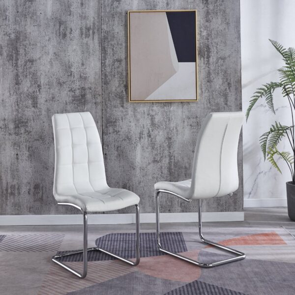 721 Leather Dining Room Chairs With Metal Legs by Artisan Furniture 10