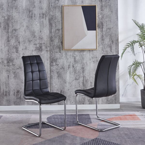 721 Leather Dining Room Chairs With Metal Legs by Artisan Furniture 11