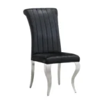 DCK86 Two Dining chairs with Stainless Steel Legs by Artisan Furniture - Image 7