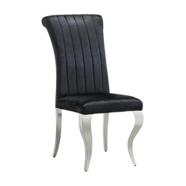 DCK86 Two Dining chairs with Stainless Steel Legs by Artisan Furniture - Image 7