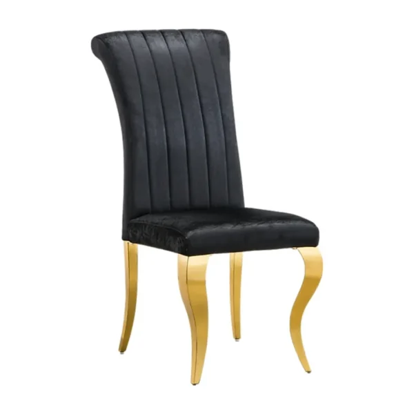 DCK86 Two Dining chairs with Stainless Steel Legs by Artisan Furniture - Image 8