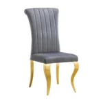 DCK86 Two Dining chairs with Stainless Steel Legs by Artisan Furniture - Image 9