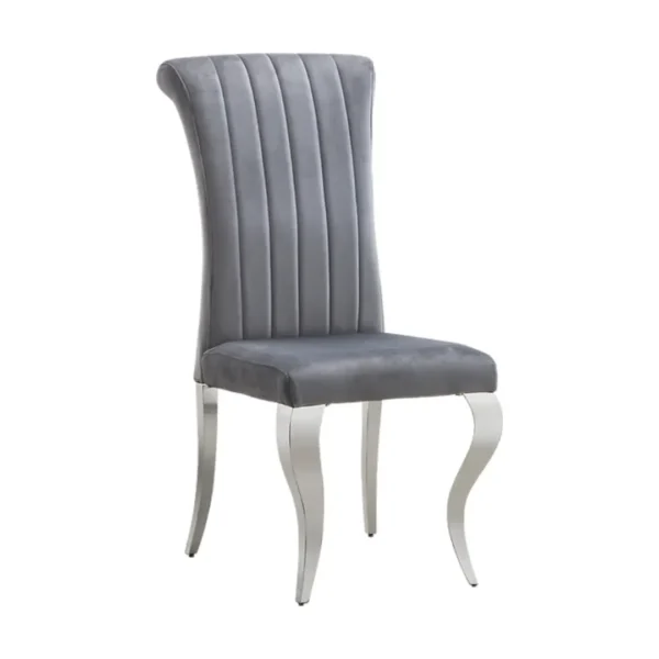 DCK86 Two Dining chairs with Stainless Steel Legs by Artisan Furniture - Image 10