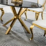 DT203GMB Round Marble Dining Table by Artisan Furniture - Image 6