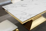 RDT335GM Marble Top Dining Table by Artisan Furniture 20