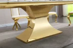 RDT335GM Marble Top Dining Table by Artisan Furniture 18
