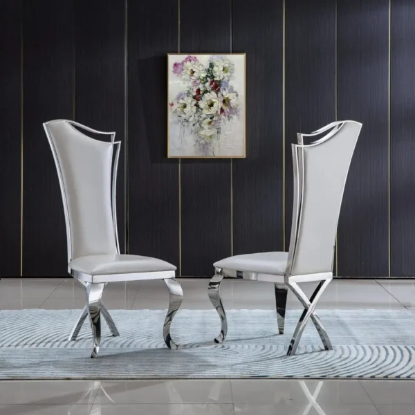 DCK99 Leather Chair Dining Set of 2 by Artisan Furniture - Image 4