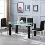 JD150 Glass Top Dining Table by Artisan Furniture - Image 2
