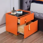 NS001O Burnt Orange Nightstand by Artisan Furniture - Image 2