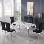 RDT323GM Dining Table with Marble by Artisan Furniture Dining Room Furniture Mobilia Cleopatra 18 RDT323GM Dining Table with Marble by Artisan Furniture 18