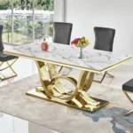 RDT315GM Marble Top Dining Table by Artisan Furniture - Image 2