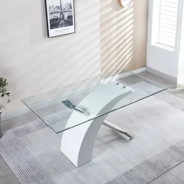 RDT319 Tempered Glass Dining Room Table by Artisan Furniture - Image 10