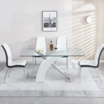 RDT319 Tempered Glass Dining Room Table by Artisan Furniture - Image 8