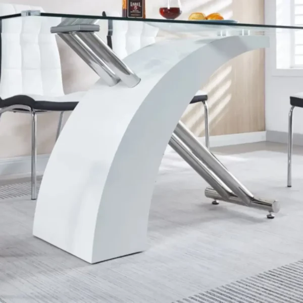 RDT319 Tempered Glass Dining Room Table by Artisan Furniture - Image 11