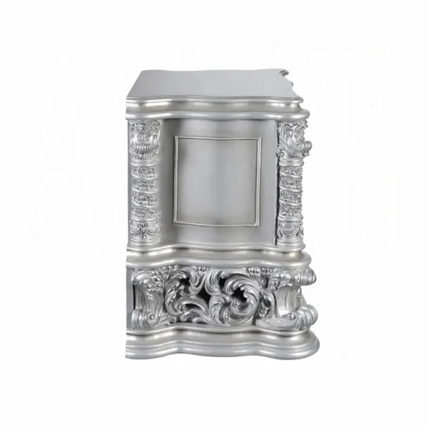 Valkyrie Platinum Nightstand by ACME - Image 3
