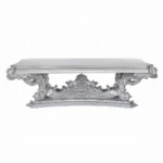 Valkyrie Platinum Dining Table by ACME - Image 2