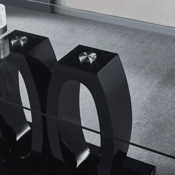 RDT399 Dining Table with Tempered Glass Top by Artisan Furniture - Image 3