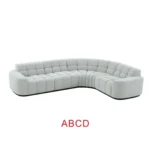 SEC8035GY Modular Sectional Sofa by Artisan furniture - Image 8