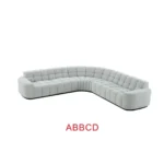 SEC8035GY Modular Sectional Sofa by Artisan furniture - Image 6