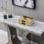 ST310SMG Gray Marble Console Table by Artisan Furniture - Image 2