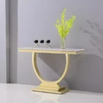 White Console Table ST316GM by Artisan Furniture