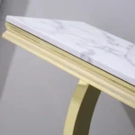 White Console Table ST316GM by Artisan Furniture - Image 4