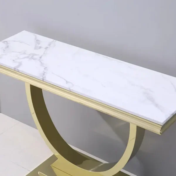 White Console Table ST316GM by Artisan Furniture - Image 3