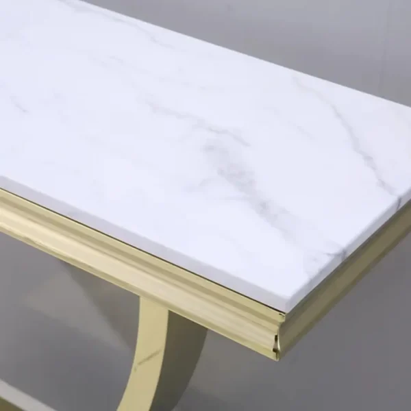 White Console Table ST316GM by Artisan Furniture - Image 5