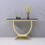 ST316GMB Black Marble Console Table by Artisan Furniture - Image 2
