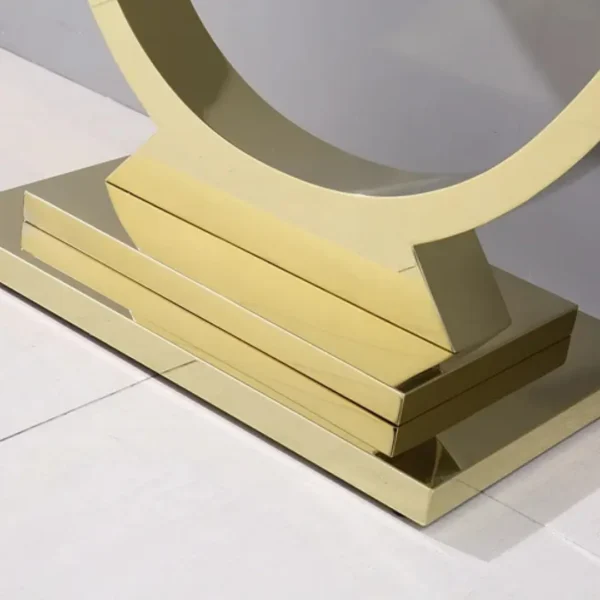 ST316GMB Black Marble Console Table by Artisan Furniture - Image 5