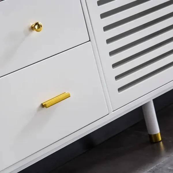 White TV Stand TV005 by Artisan Furniture - Image 9