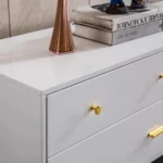 White TV Stand TV005 by Artisan Furniture - Image 5