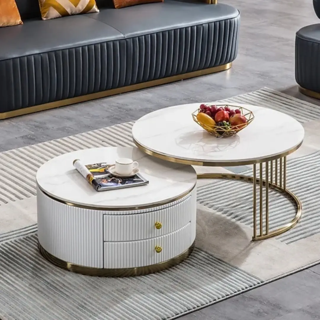 Ct008 Coffee Table Set By Artisan Furniture | Mobilia Cleopatra 3 CT008 Coffee Table Set by Artisan furniture - Image 1